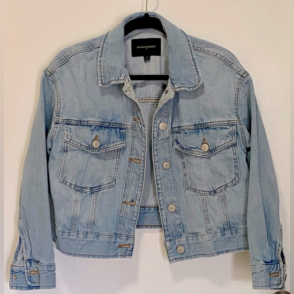 Banana Republic Factory Oversized Denim Jacket